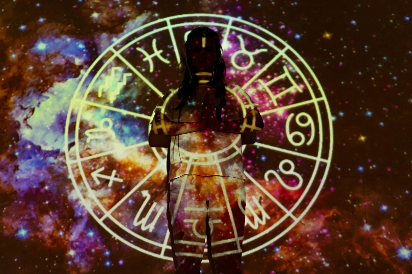 The four fixed signs at the four cardinal corners of the zodiacal wheel